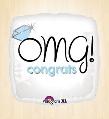 OMG Congrats Balloon