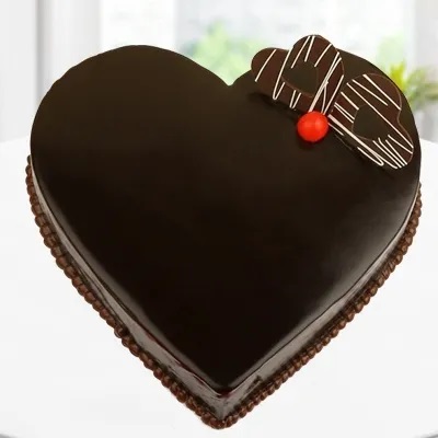 1 Kg Heart Shaped Chocolate Cake 1 Kg Heart Shaped Chocolate Cake